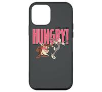 Custodia per iPhone 12 mini Looney Tunes Bugs and Taz Hungry