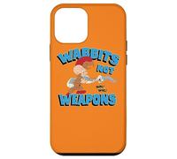 Custodia per iPhone 12 mini Looney Tunes Elmer and Bugs Wabbits Not Weapons