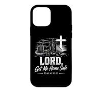 Custodia per iPhone 12 mini LORD, Get Me Home Safe - Psalm 91:11 Christian Trucker