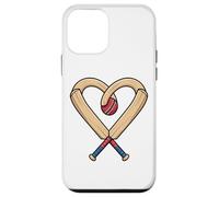 Custodia per iPhone 12 mini Love Cricket Heart Bats And Ball Lovers