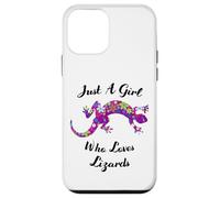 Custodia per iPhone 12 mini Lucertola Just A Girl Who Loves Lizards Outfit Lizard Lover