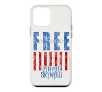 Custodia per iPhone 12 mini Lynyrd Skynyrd Freebird Logo a contrasto bandiera USA stelle strisce