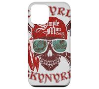 Custodia per iPhone 12 mini Lynyrd Skynyrd Skull Crossbones Simple Man Pirate Rock Retro
