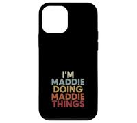 Custodia per iPhone 12 mini Maddie Name Maddie Personalized Name First Given