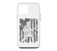 Custodia per iPhone 12 mini Maglietta Con Chitarra Abraham Lincoln Abe Lincoln Suona La