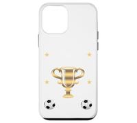 Custodia per iPhone 12 mini Maglietta con scritta "We are the Champions Playing Football", idea regalo