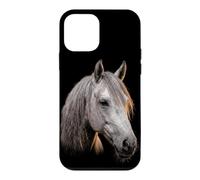 Custodia per iPhone 12 mini Majestic Andalusian Horse Face Farm Bestiame Animale Cavallo