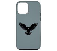 Custodia per iPhone 12 mini Majestic Raptor Black Silhouette Ali Diffusione Uccello Rapace