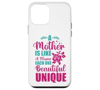 Custodia per iPhone 12 mini Mamma Camicia Una Madre È Come Un Fiore Divertente Festa Della Mamma