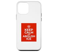 Custodia per iPhone 12 mini Mantieni la calma e abolisci il grafico sull'immigrazione dell'ICE