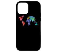 Custodia per iPhone 12 mini Mappa del mondo Bandiera Paese Atlante