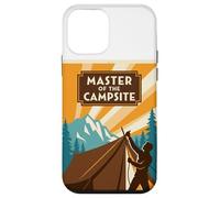 Custodia per iPhone 12 mini Master of the Campsite - Poster vintage con tenda e montagna
