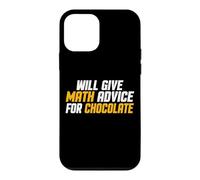 Custodia per iPhone 12 mini Matematica, Insegnante divertente darà consigli di matematica per il cioccolato