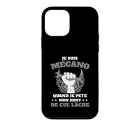 Custodia per iPhone 12 mini Mécano Mécanicien Humour Clé Plate Atelier Mécanicien