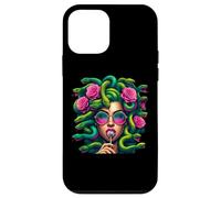 Custodia per iPhone 12 mini Medusa Snakes Roses Lollipop Floral Greek Mythology