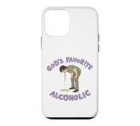 Custodia per iPhone 12 mini Meme alcolico divertente alcolico preferito di Dio