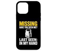 Custodia per iPhone 12 mini Meme Car Guy Funny Mechanic con presa da 10 mm Have You See Me