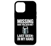 Custodia per iPhone 12 mini Meme Car Guy Funny Mechanic con presa da 10 mm Have You See Me