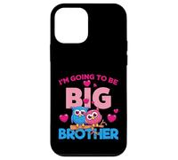 Custodia per iPhone 12 mini Men's Boys Kids I'm Going To Be A Big Brother Graphic Design