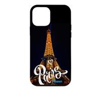 Custodia per iPhone 12 mini Men's Women's Youth Real Paris France Eiffel Tower Graphic