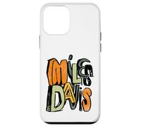 Custodia per iPhone 12 mini Merchandising ufficiale Miles Davis Jazz Icon - Testo illustrato