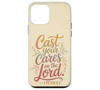 Custodia per iPhone 12 mini Metti le tue preoccupazioni sul Signore 1 Pietro 5:7
