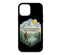 Custodia per iPhone 12 mini Mi piacciono le montagne e 3 persone Escursioni in montagna Camp