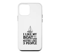 Custodia per iPhone 12 mini Mi piace la mia barca e forse 3 persone