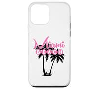 Custodia per iPhone 12 mini MIAMI BEACH FLORIDA Palma Retro Tropicale