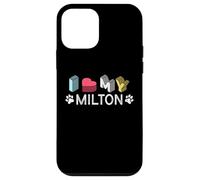 Custodia per iPhone 12 mini Milton Nome cane personalizzato Milton Pet Lover