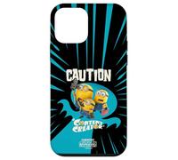 Custodia per iPhone 12 mini Minions & Monsters Caution