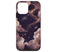 Custodia per iPhone 12 mini Mistico cielo notturno grafico Pozioni incantate e celesti