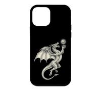Custodia per iPhone 12 mini Mitico Drago Holding Sun Orb Vintage Art