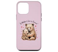 Custodia per iPhone 12 mini Mom Bear Cub Funny Pregnant Loading Baby Mother