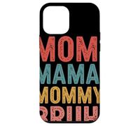 Custodia per iPhone 12 mini Mom Mama Mommy Bruh Retro Tipografia Umorismo Mamma