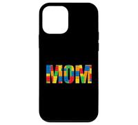 Custodia per iPhone 12 mini Mom Parent Brick Master Builder Building Blocks Set Famiglia