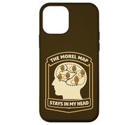 Custodia per iPhone 12 mini Morel Hunter Umorismo La mappa della spugnola rimane nella mia testa