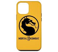 Custodia per iPhone 12 mini Mortal Kombat 11 Dragon Black Logo