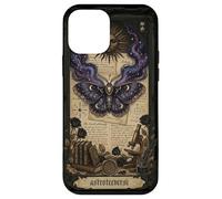 Custodia per iPhone 12 mini Moth Sun Dark Gothic Crescent Moon Skull