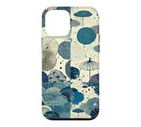 Custodia per iPhone 12 mini Motivo a cresta fine Rain Edo