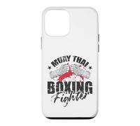 Custodia per iPhone 12 mini Muay Thai Boxing Fighter Guerriero del Ring