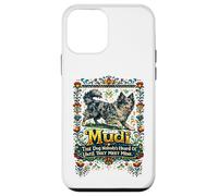 Custodia per iPhone 12 mini Mudi Dog Nessuno ha sentito parlare finché non incontrano il mio
