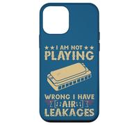 Custodia per iPhone 12 mini Musica I am not playing wrong I Have Air Leakages Harmonica