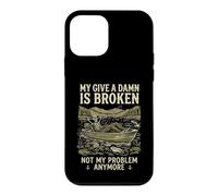 Custodia per iPhone 12 mini My Give A Damn Is Broken Funny Retirement Fishing Dad