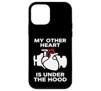 Custodia per iPhone 12 mini My Other Heart Is Under The Hood Quote