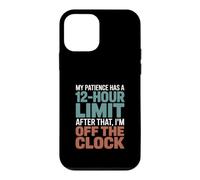 Custodia per iPhone 12 mini My Patience Has A Limit - Divertente design con sarcasmo da infermiera