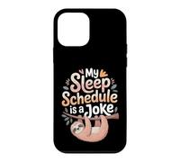 Custodia per iPhone 12 mini My Sleep Schedule Is A Joke Notturno stanco -