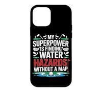 Custodia per iPhone 12 mini MY SUPERPOWER IS FINDING WATER HAZARDS WITHOUT A MAP