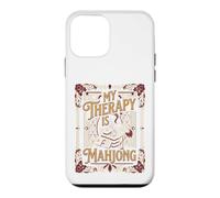 Custodia per iPhone 12 mini My Therapy Is Mahjong Player Tile Game Art