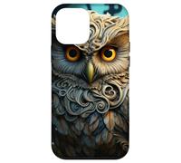 Custodia per iPhone 12 mini Mystical Fantasy Owl - Magico bosco Steampunk Art